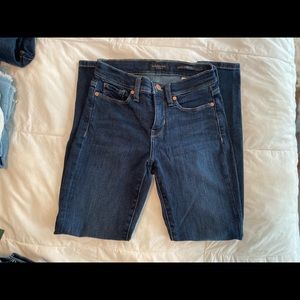 Banana Republic skinny jeans mid rise.